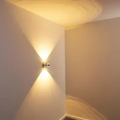 hofstein Applique murale Indore LED Aluminium, 2 lumières