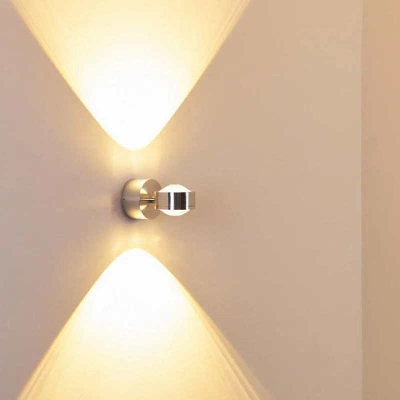 hofstein Applique murale Indore LED Aluminium, 2 lumières