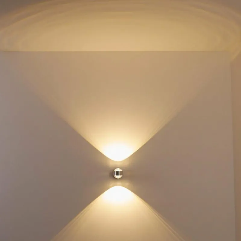 hofstein Applique murale Indore LED Aluminium, 2 lumières