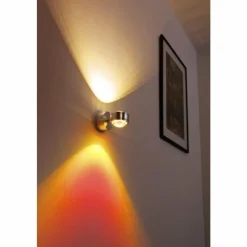 hofstein Applique murale Indore LED Aluminium, 2 lumières