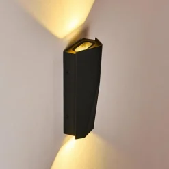 hofstein Applique murale Ingvar LED Anthracite, 2 lumières