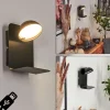hofstein Applique murale Inkeroinen LED Noir, 1 lumière* Éclairage Led
