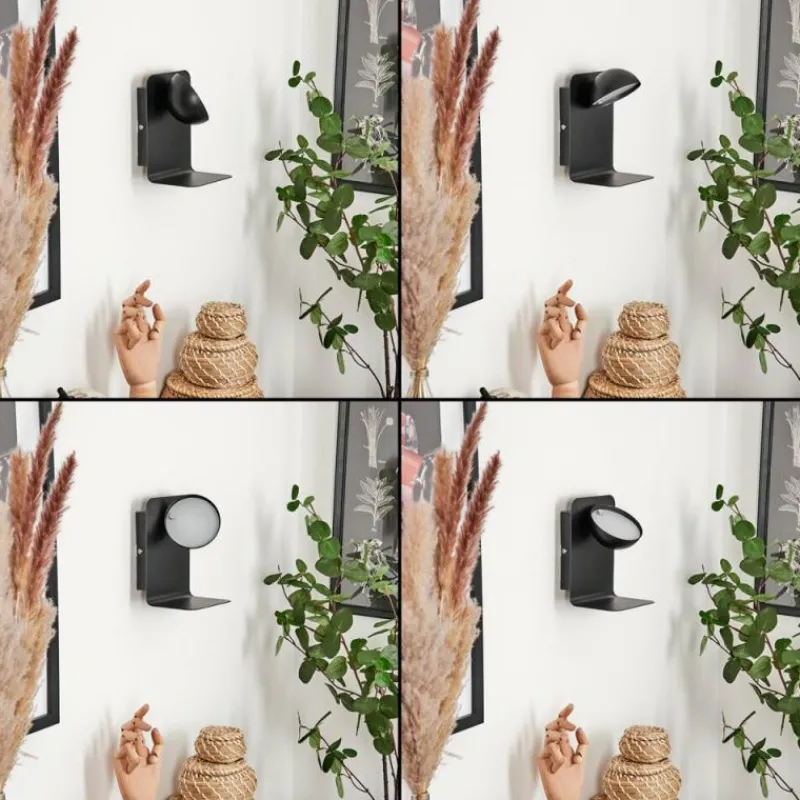 hofstein Applique murale Inkeroinen LED Noir, 1 lumière* Éclairage Led