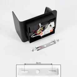 hofstein Applique murale Inkeroinen LED Noir, 1 lumière* Éclairage Led