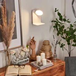 Luminaires Scandinaves-hofstein Applique murale Inkeroinen LED Blanc, 1 lumière