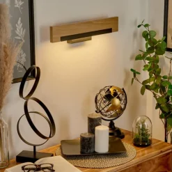 hofstein Applique murale Inzino LED Écru, Noir, 1 lumière