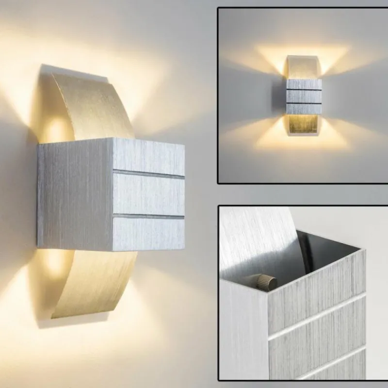 hofstein Applique murale Istanbul Acier inoxydable, 1 lumière