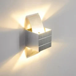 hofstein Applique murale Istanbul Acier inoxydable, 1 lumière