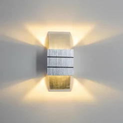 hofstein Applique murale Istanbul Acier inoxydable, 1 lumière