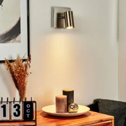 hofstein Applique murale Javel Chrome, Nickel mat, 1 lumière