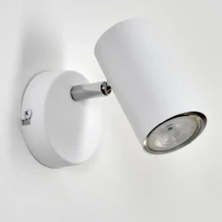 hofstein Applique murale Javel Chrome, Blanc, 1 lumière