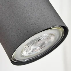 hofstein Applique murale Javel Gris, Couleur bois, Noir, 1 lumière