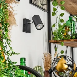 hofstein Applique murale Javel Noir, 1 lumière