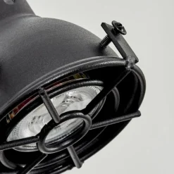 hofstein Applique murale Jonsered LED Noir, 1 lumière