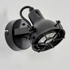 hofstein Applique murale Jonsered LED Noir, 1 lumière