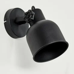 Lampes Dorées-hofstein Applique murale Juliboy Noir, 1 lumière