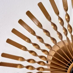 Lampes Art Déco-hofstein Applique murale Julie Or, Noir, 1 lumière