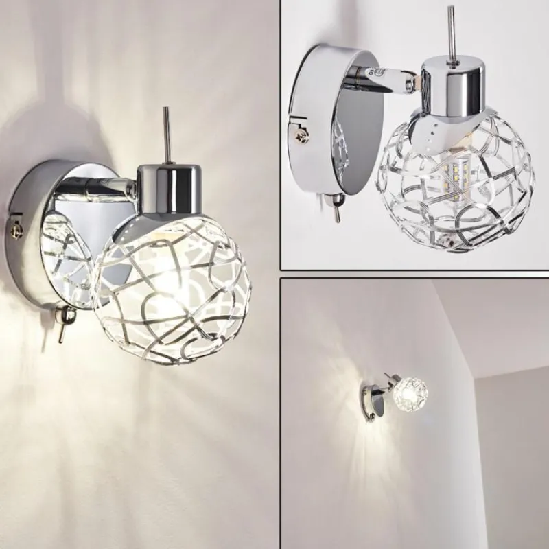hofstein Applique murale Kalipuro Chrome, 1 lumière* Appliques