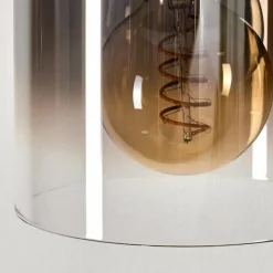 Suspension Verre Fumé-hofstein Applique murale Kalsborg Noir, 1 lumière