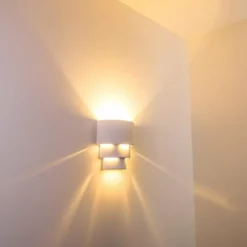 hofstein Applique murale Karatschi Blanc, 1 lumière* Appliques