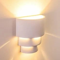 hofstein Applique murale Karatschi Blanc, 1 lumière* Appliques