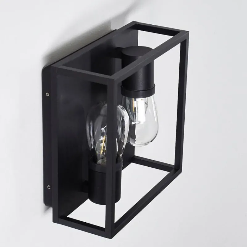 hofstein Applique murale Karlsborg Noir, 2 lumières