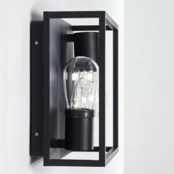 hofstein Applique murale Karlsborg Noir, 2 lumières