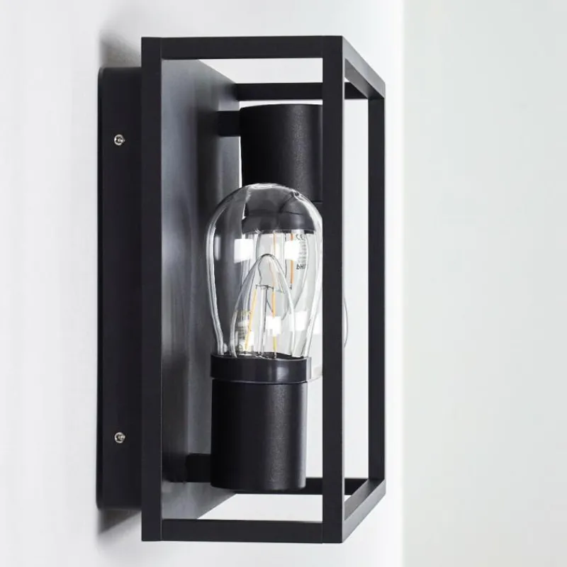 hofstein Applique murale Karlsborg Noir, 2 lumières