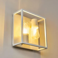 hofstein Applique murale Karlsborg Blanc, 2 lumières