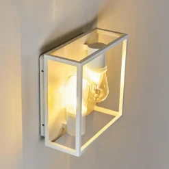 hofstein Applique murale Karlsborg Blanc, 2 lumières