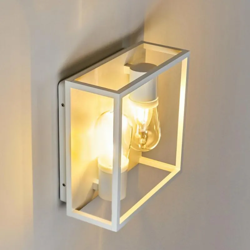 hofstein Applique murale Karlsborg Blanc, 2 lumières