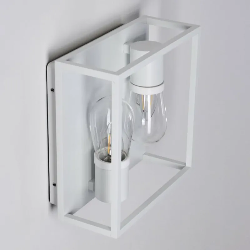 hofstein Applique murale Karlsborg Blanc, 2 lumières