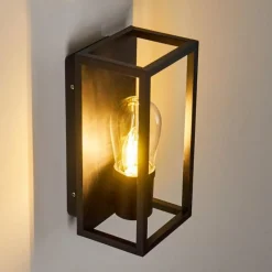 hofstein Applique murale Karlsborg Noir, 1 lumière