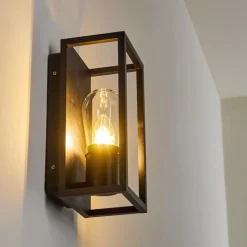 hofstein Applique murale Karlsborg Noir, 1 lumière