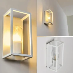 hofstein Applique murale Karlsborg Blanc, 1 lumière