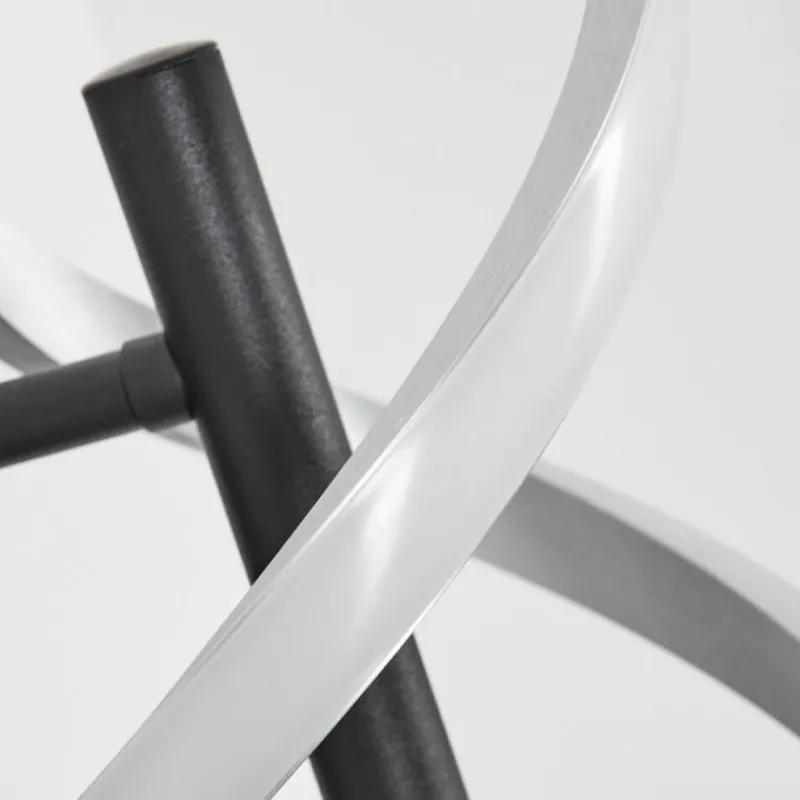 hofstein Applique murale Khovet LED Noir, 1 lumière