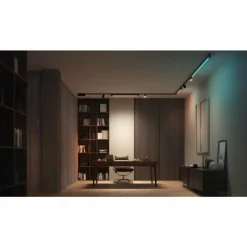 Luminaires Philips Applique murale Kit de base Philips Hue Perifo LED Noir, 3 lumières, Changeur de couleurs