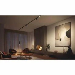 Luminaires Philips Applique murale Kit de base Philips Hue Perifo LED Noir, 3 lumières, Changeur de couleurs
