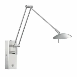 Luminaires Knapstein Applique murale Knapstein LED Nickel mat, 2 lumières* Appliques