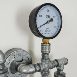 Lampes Industrielles-hofstein Applique murale Kolyma Gris, 3 lumières