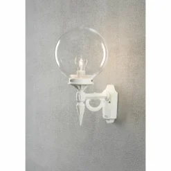 Luminaires Konstsmide Applique murale Konstsmide Orion Blanc, 1 lumière