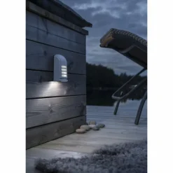 Luminaires Konstsmide Applique murale Konstsmide Prato 3 piles C (non incluses) LED Blanc, 1 lumière, Détecteur de mouvement