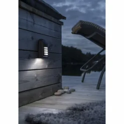 Luminaires Konstsmide Applique murale Konstsmide Prato LED Noir, 1 lumière, Détecteur de mouvement