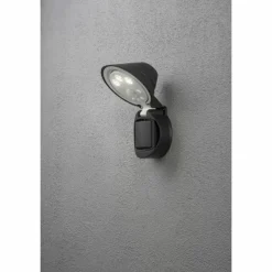 Luminaires Konstsmide Applique murale Konstsmide Prato LED Noir, 1 lumière, Détecteur de mouvement