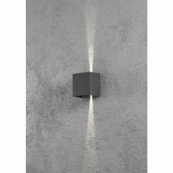 Luminaires Konstsmide Applique murale Konstsmide Cremona LED Anthracite, 2 lumières