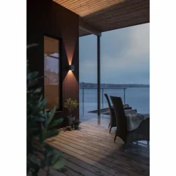 Luminaires Konstsmide Applique murale Konstsmide Cremona LED Anthracite, 2 lumières