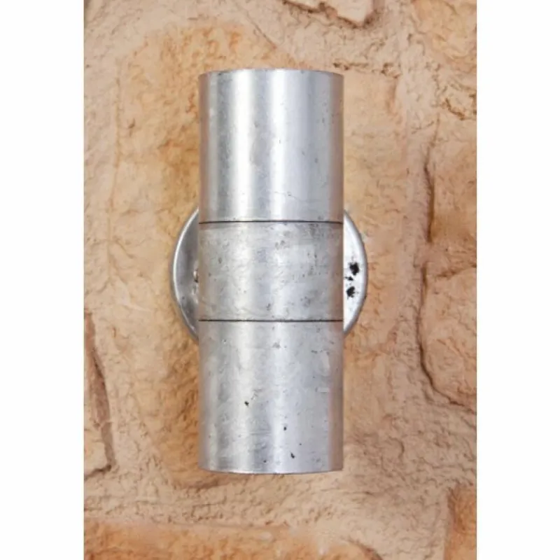 Luminaires Konstsmide Applique murale Konstsmide MODENA Gris, 2 lumières