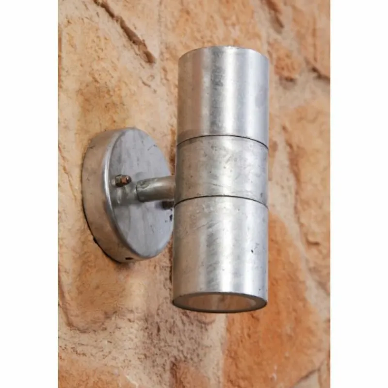 Luminaires Konstsmide Applique murale Konstsmide MODENA Gris, 2 lumières