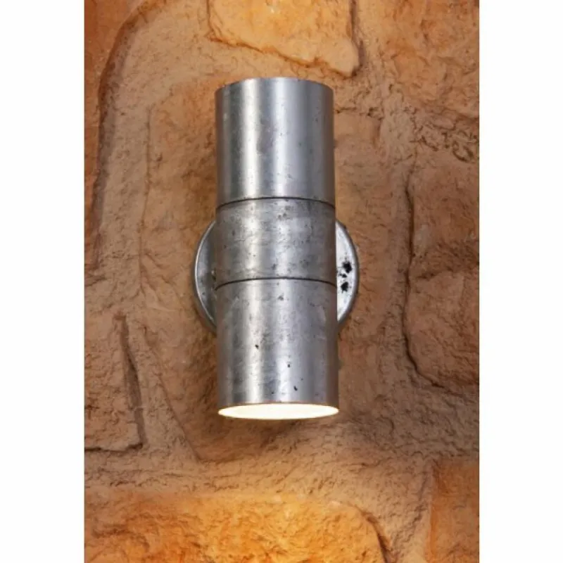 Luminaires Konstsmide Applique murale Konstsmide MODENA Gris, 2 lumières