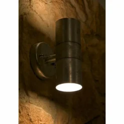 Luminaires Konstsmide Applique murale Konstsmide MODENA Gris, 2 lumières